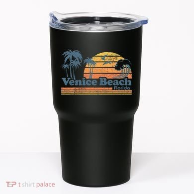 Venice Beach Florida Vintage Spring Break Vacation Retro Tumbler