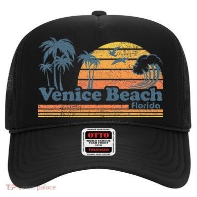Venice Beach Florida Vintage Spring Break Vacation Retro Hat