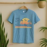 Venice Beach Florida Vintage Spring Break Vacation Retro T-Shirt thumb 2