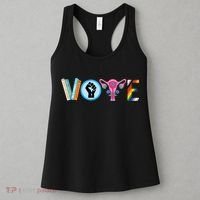 Vote Books Fist Ovaries Lgtbq Women's Tank Top thumb 3
