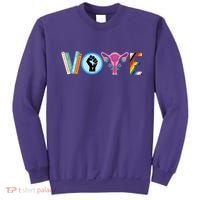 Vote Books Fist Ovaries Lgtbq Sweatshirt thumb 0