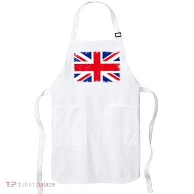 Vintage British Flag Heritage Distressed Apron