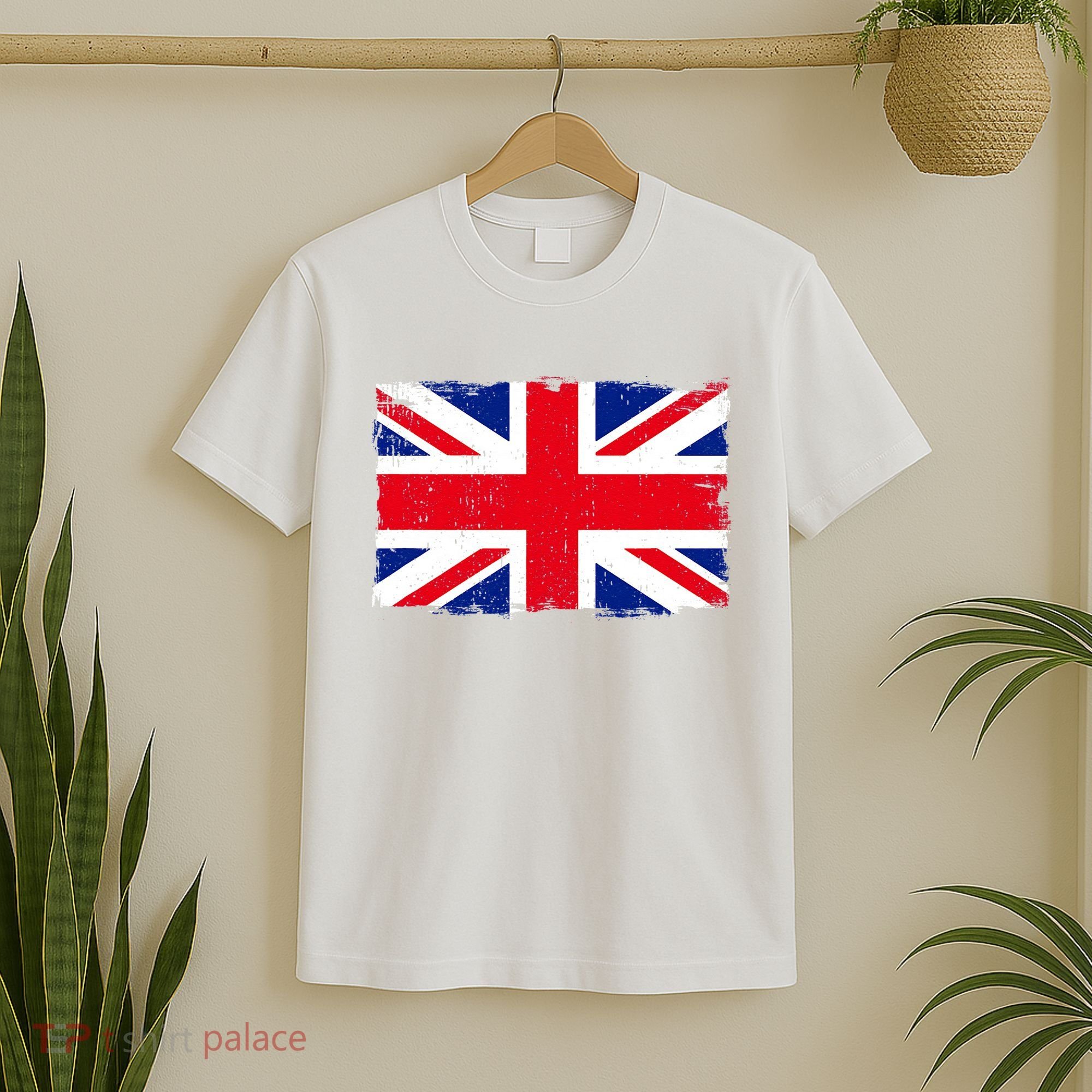 Vintage British Flag Heritage Distressed T-Shirt