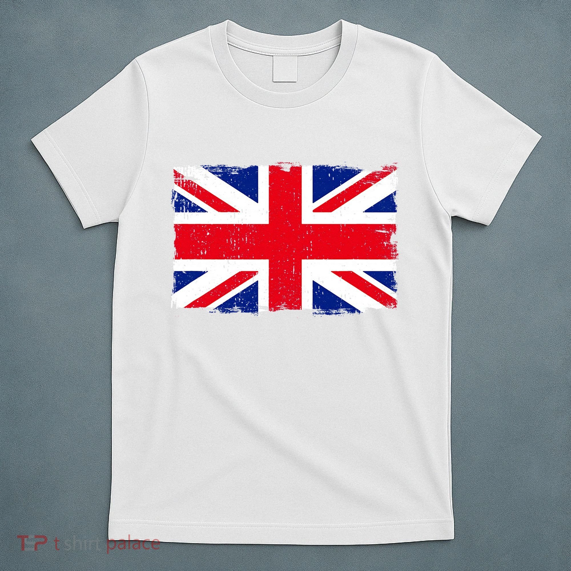 Vintage British Flag Heritage Distressed T-Shirt