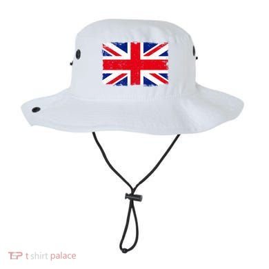 Vintage British Flag Heritage Distressed Bucket Hat