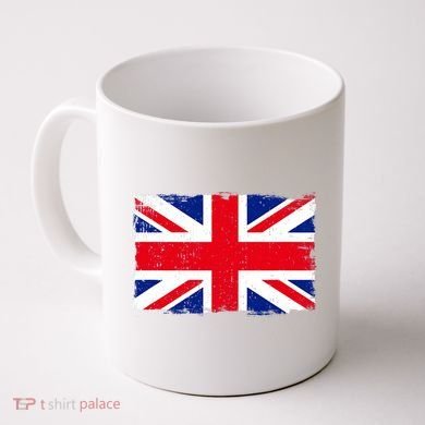 Vintage British Flag Heritage Distressed Coffee Mug
