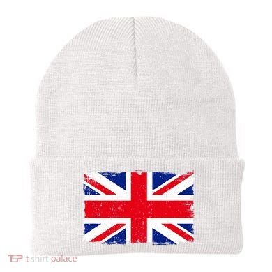 Vintage British Flag Heritage Distressed Beanie