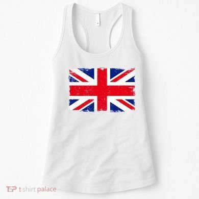 Vintage British Flag Heritage Distressed Women's Tank Top