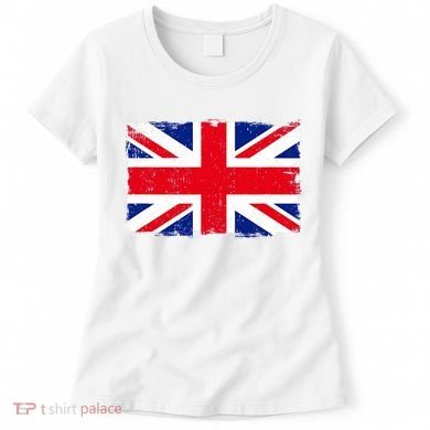 Vintage British Flag Heritage Distressed Women's T-Shirt