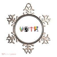 Vote Books Fist Ovaries Lgtbq Ornament thumb 0