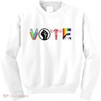 Vote Books Fist Ovaries Lgtbq Kids Sweatshirt thumb 0