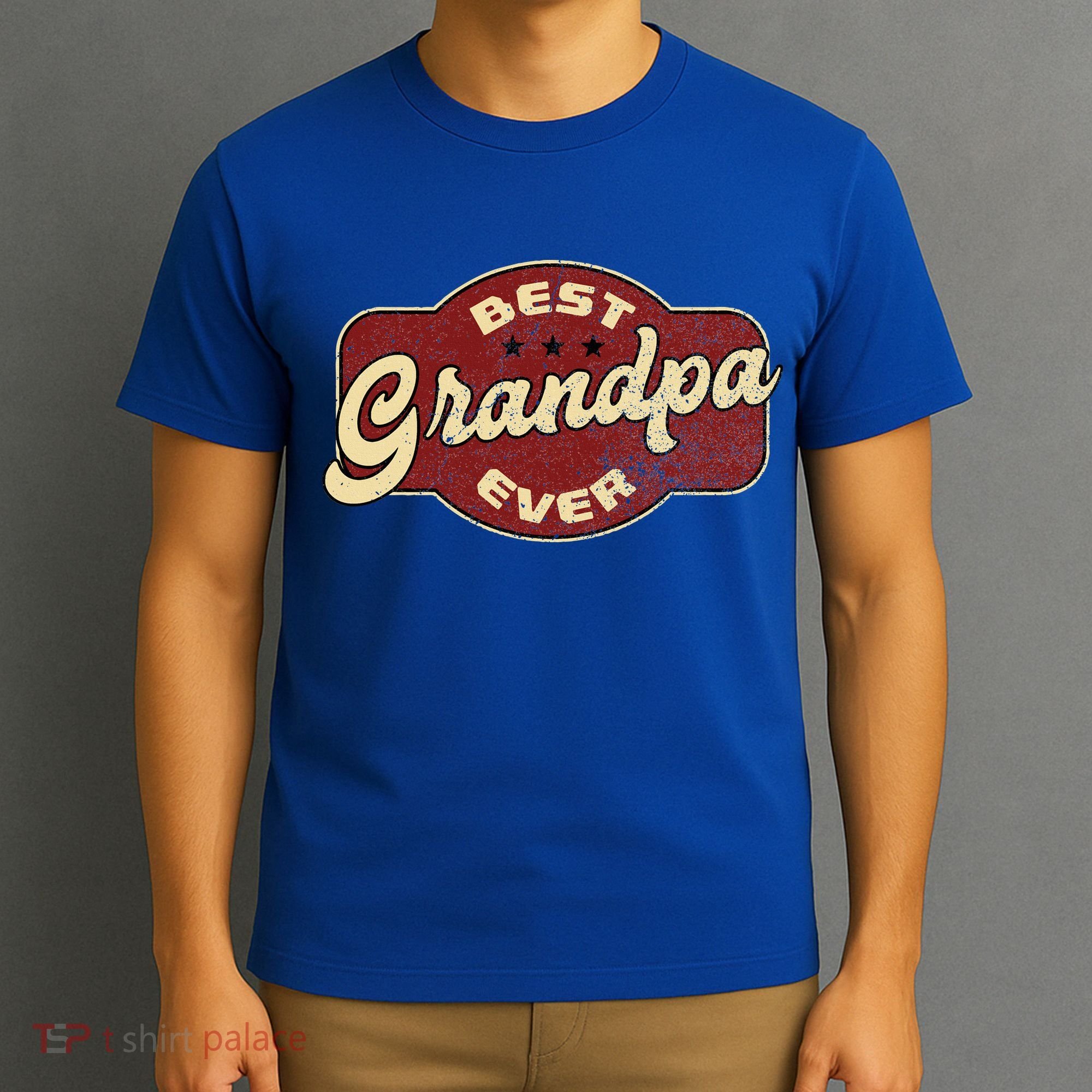 Vintage Best Grandpa Ever  T-Shirt