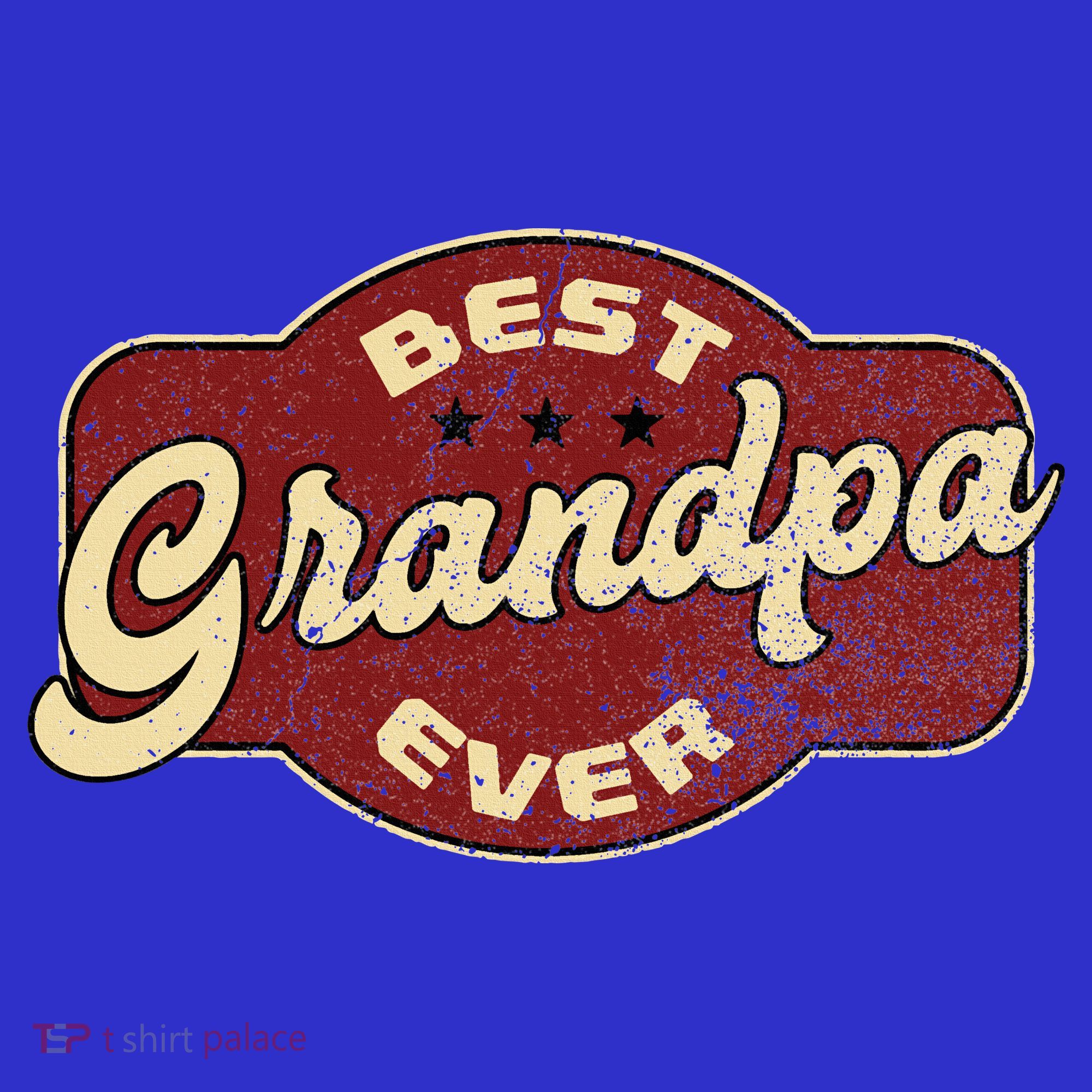 Vintage Best Grandpa Ever  T-Shirt