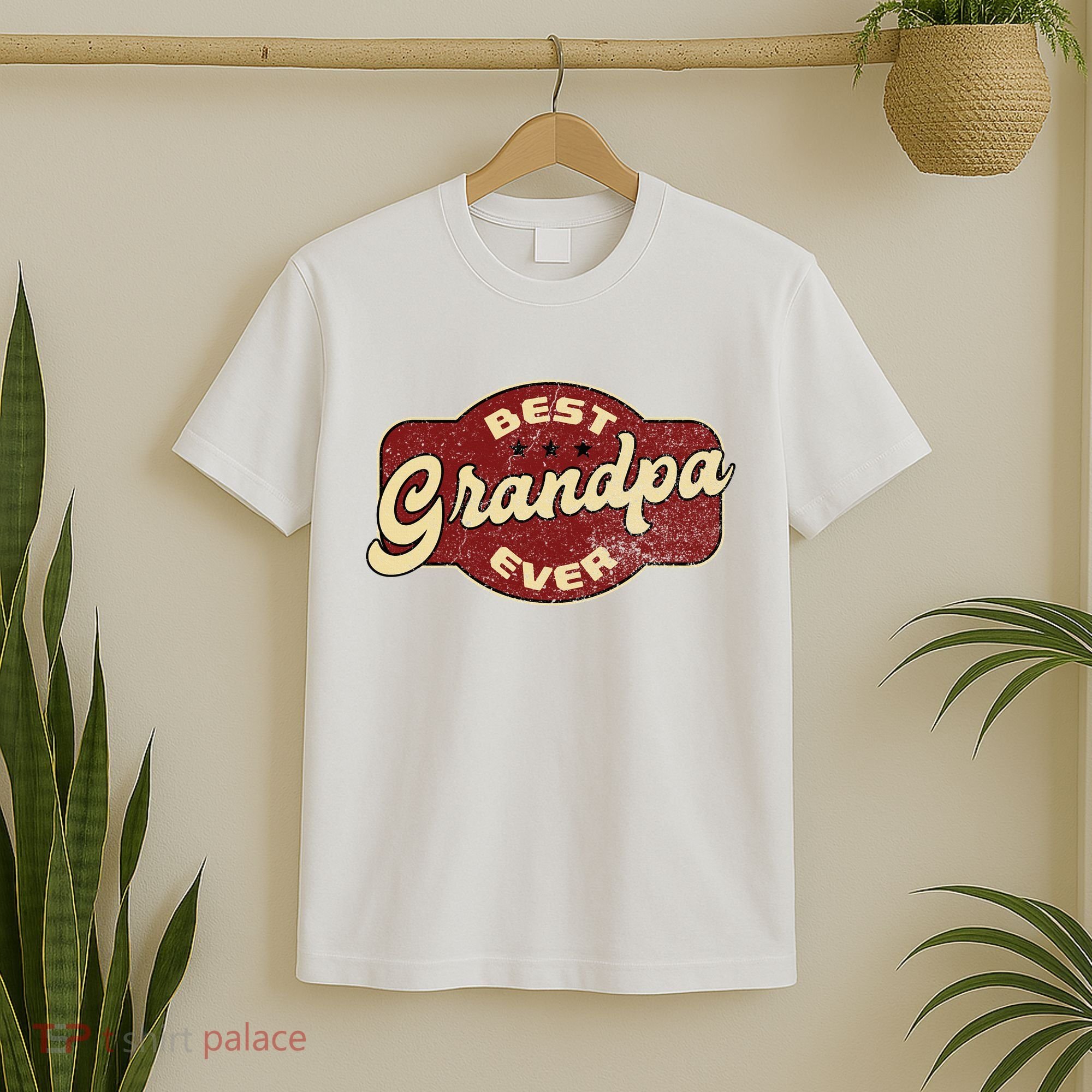 Vintage Best Grandpa Ever T-Shirt
