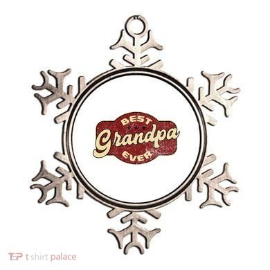 Vintage Best Grandpa Ever Ornament