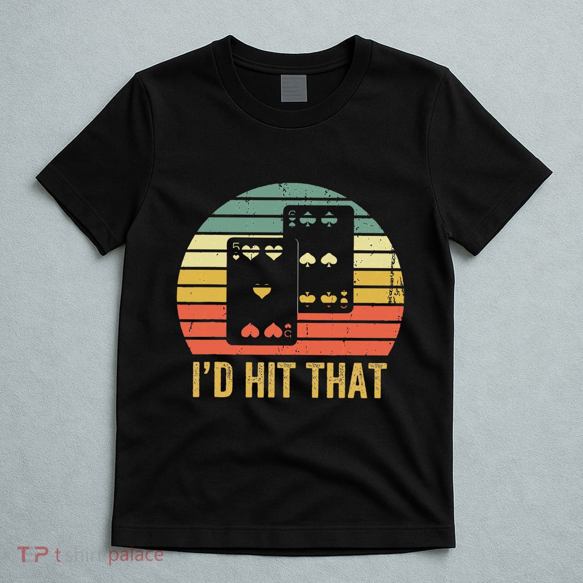 Vintage Blackjack Gambler Funny Retro Gambling Gift T-Shirt
