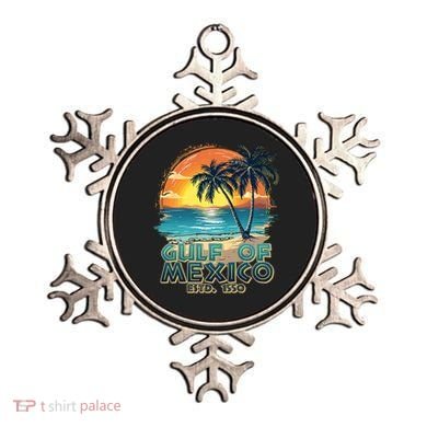 Vintage Beach Gulf Of Mexico Estd 1550 Ornament