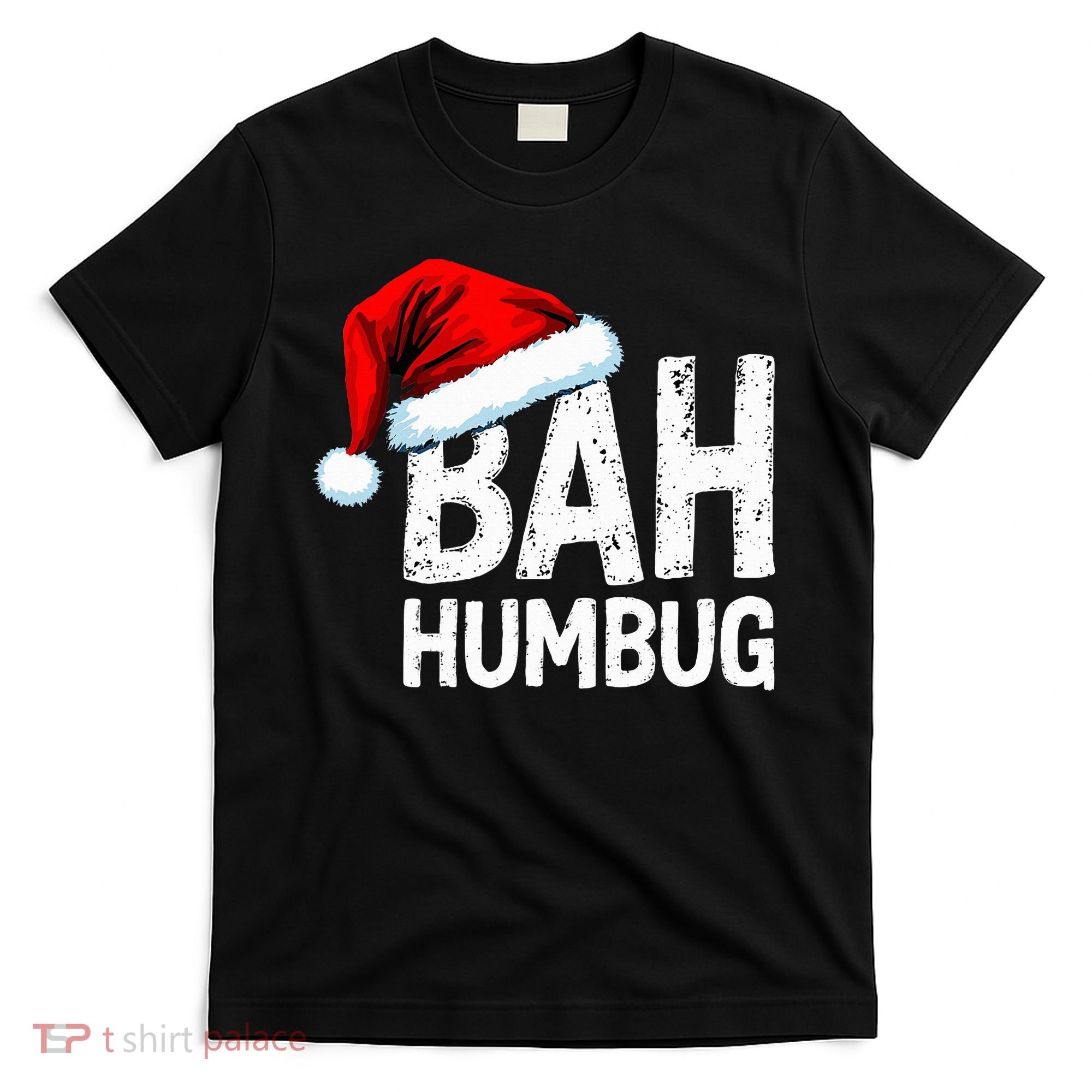 Vintage Bah Humbug Christmas Santa Funny Xmas Party T-Shirt