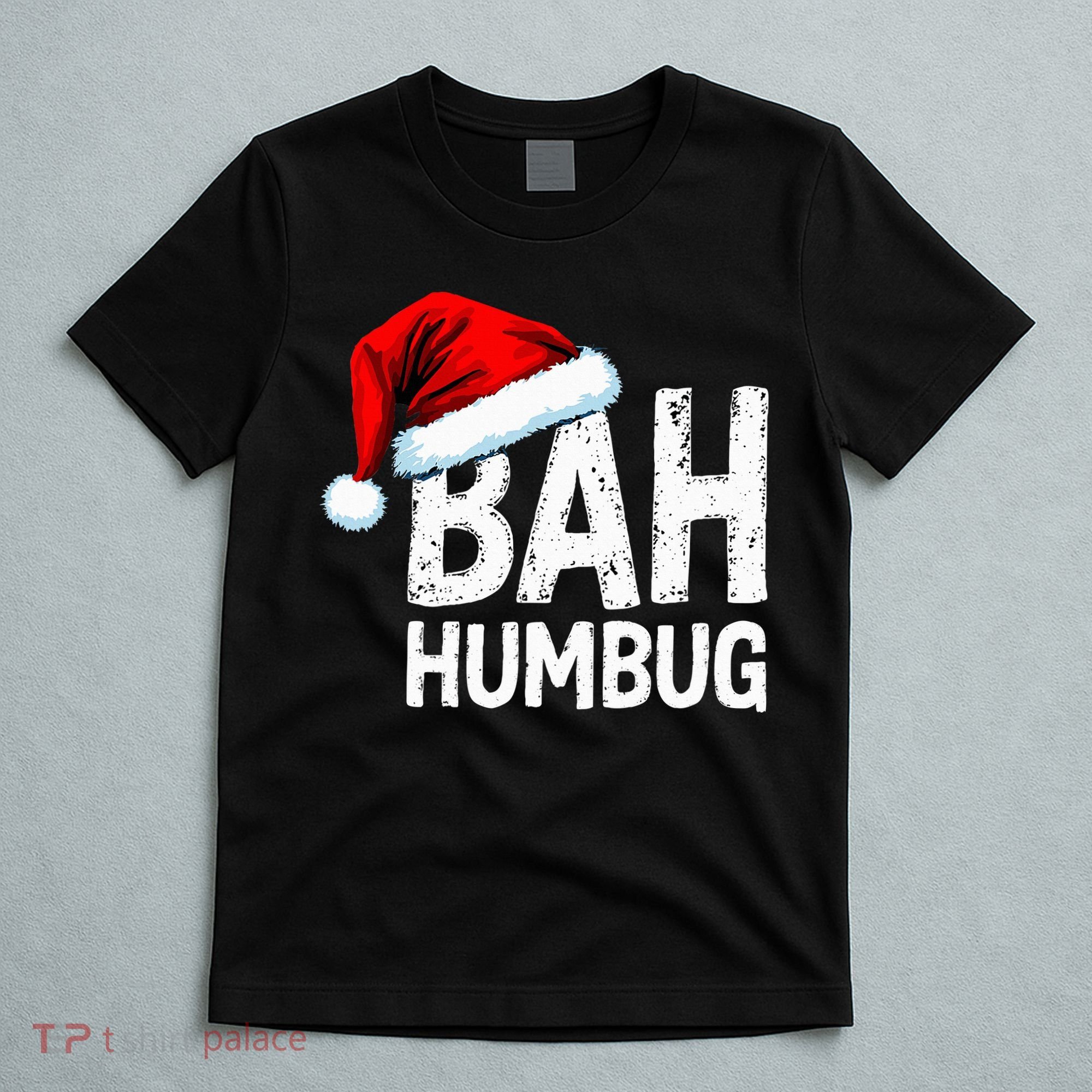 Vintage Bah Humbug Christmas Santa Funny Xmas Party T-Shirt