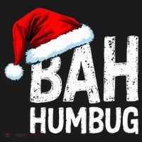 Vintage Bah Humbug Christmas Santa Funny Xmas Party T-Shirt thumb 7