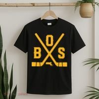 Vintage Boston Hockey Sticks State Outline T-Shirt thumb 2