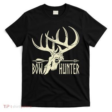Vintage Bow Hunter American Deer Hunting Archery T-Shirt