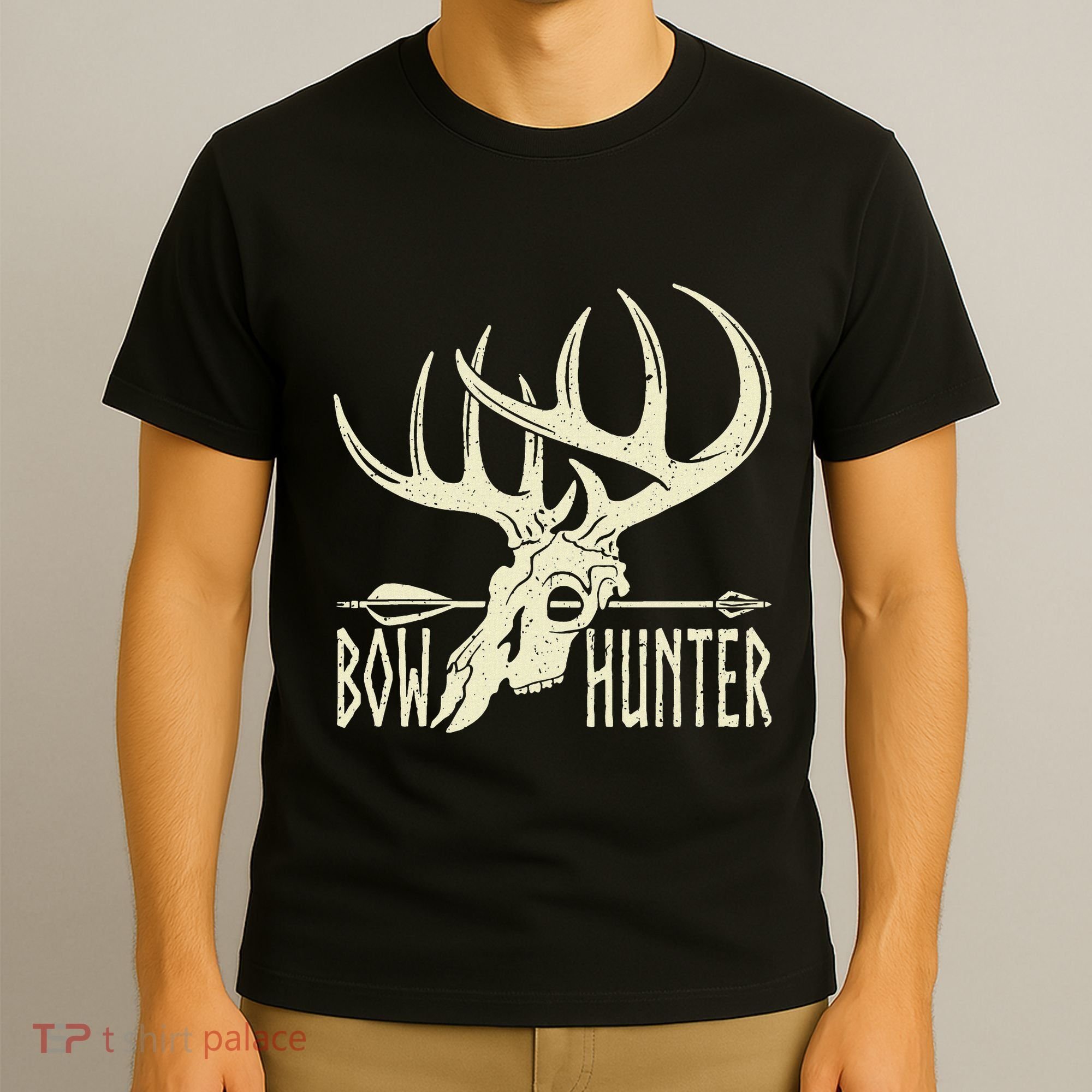 Vintage Bow Hunter American Deer Hunting Archery T-Shirt