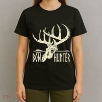 Vintage Bow Hunter American Deer Hunting Archery T-Shirt thumb 4