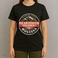 Vintage Beartooth Highway Mountain Hiking Nature T-Shirt thumb 4