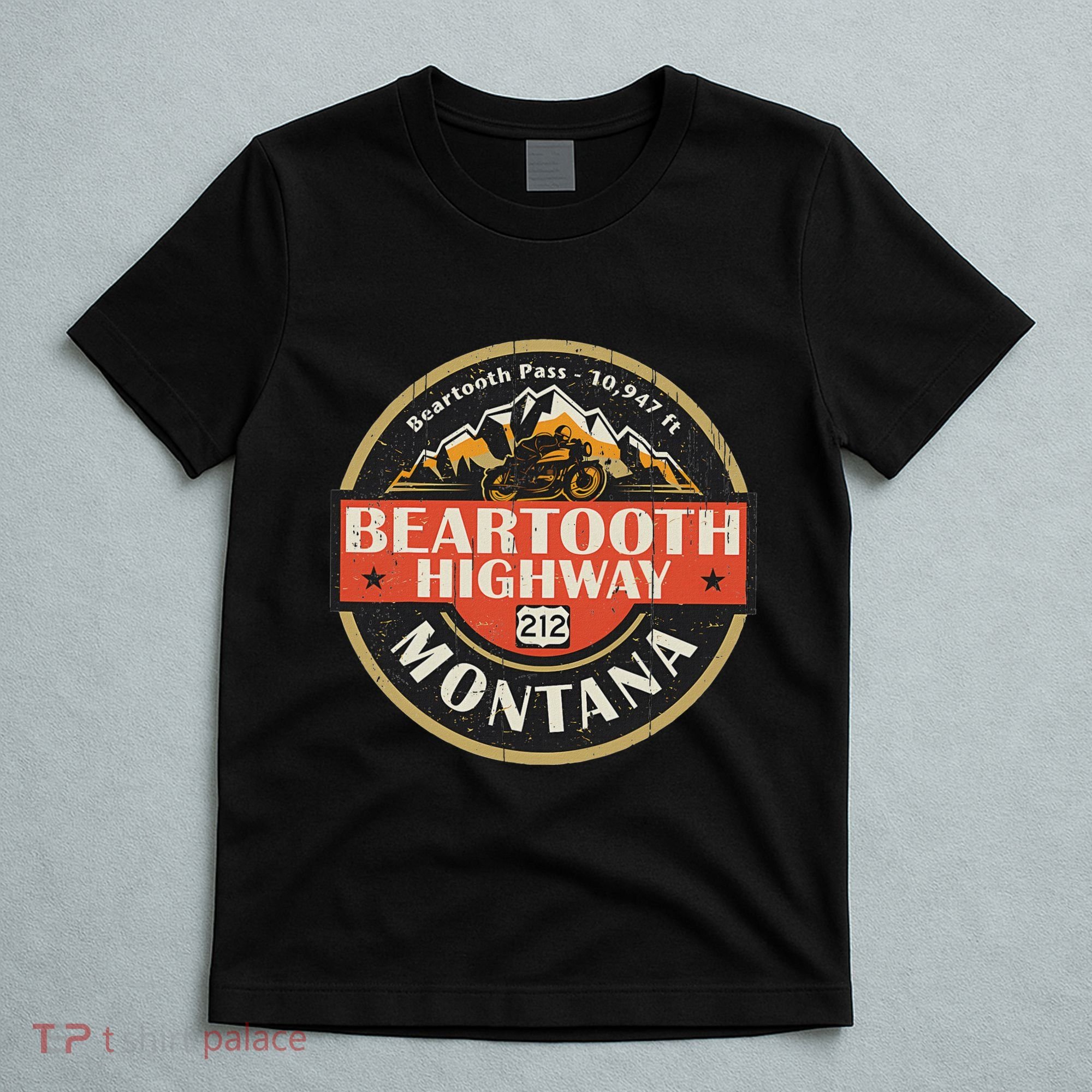 Vintage Beartooth Highway Mountain Hiking Nature T-Shirt