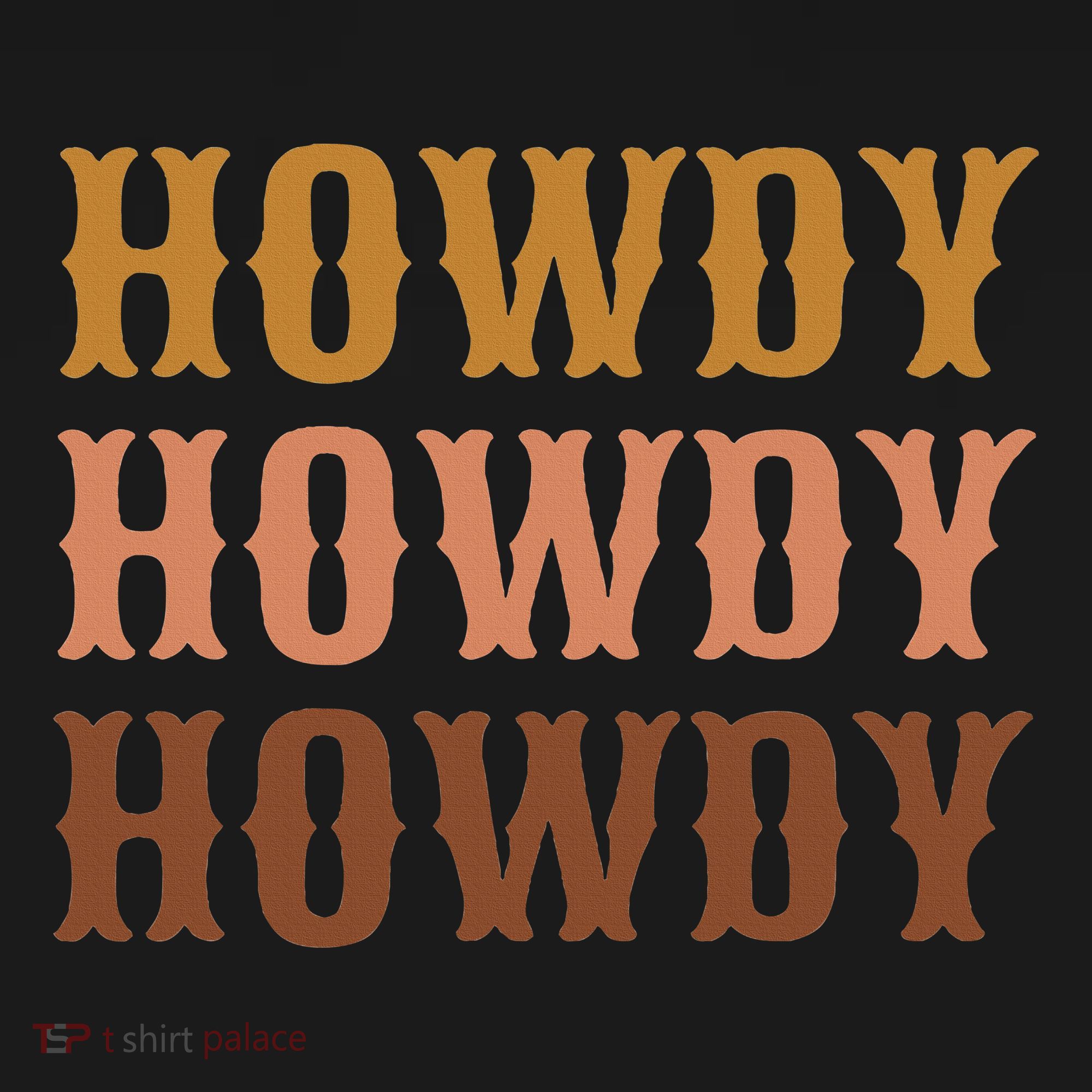 Vintage Brown Howdy Rodeo Western Country Texas Lover Gifts T-Shirt