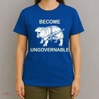 Vintage Become Hippo Ungovernable Baby Moodeng T-Shirt thumb 4