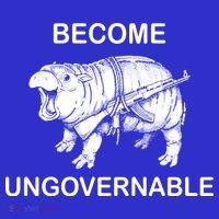Vintage Become Hippo Ungovernable Baby Moodeng T-Shirt thumb 7