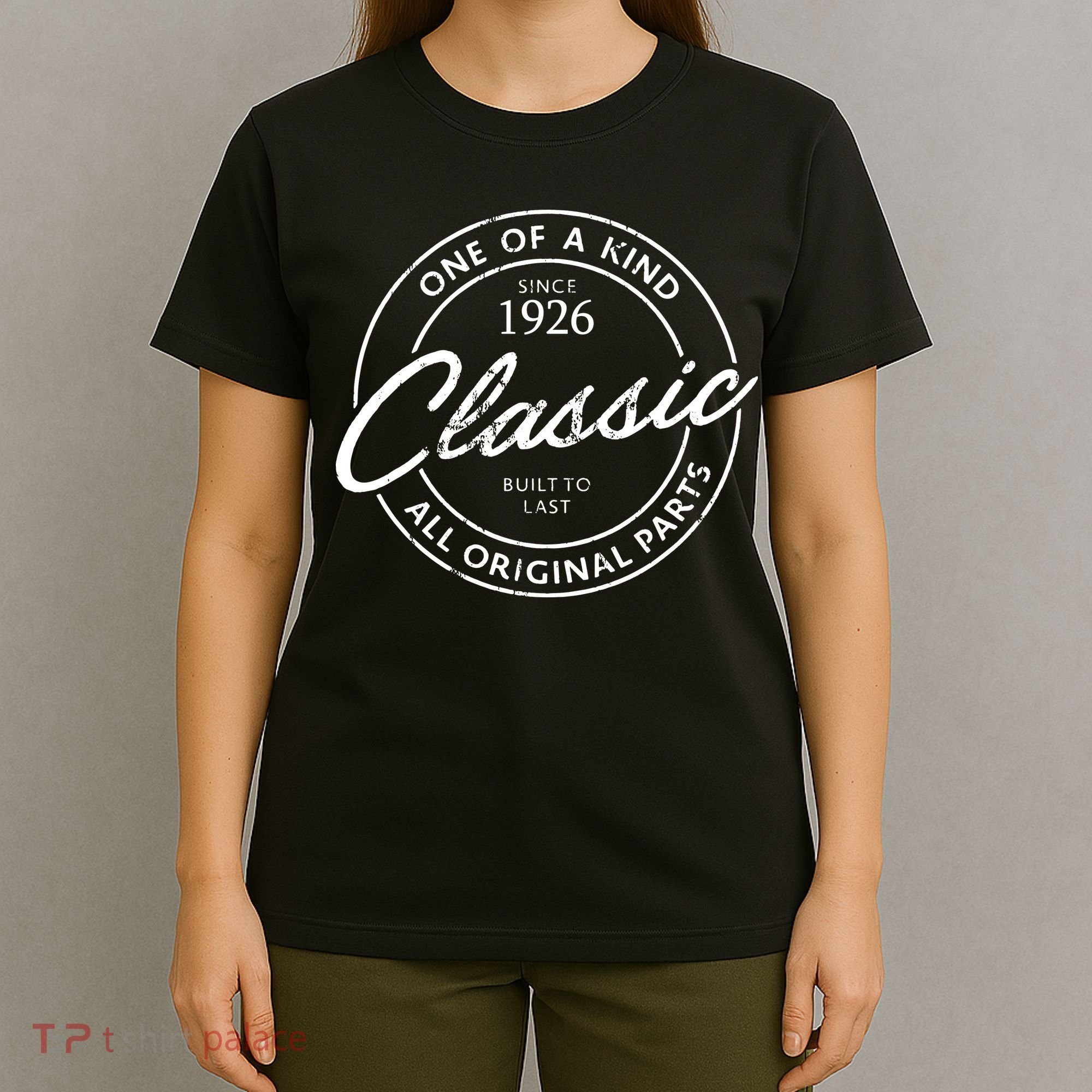 Vintage Born In 1926 Birthday Gift T-Shirt