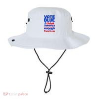 Vote Blue I Think America Has Had Enough of Trump's Crap Bucket Hat thumb 0