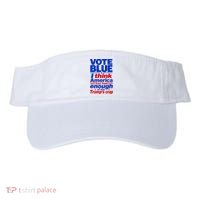 Vote Blue I Think America Has Had Enough of Trump's Crap Visor thumb 0