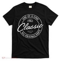 Vintage Born In 1961 Birthday Gift T-Shirt thumb 0