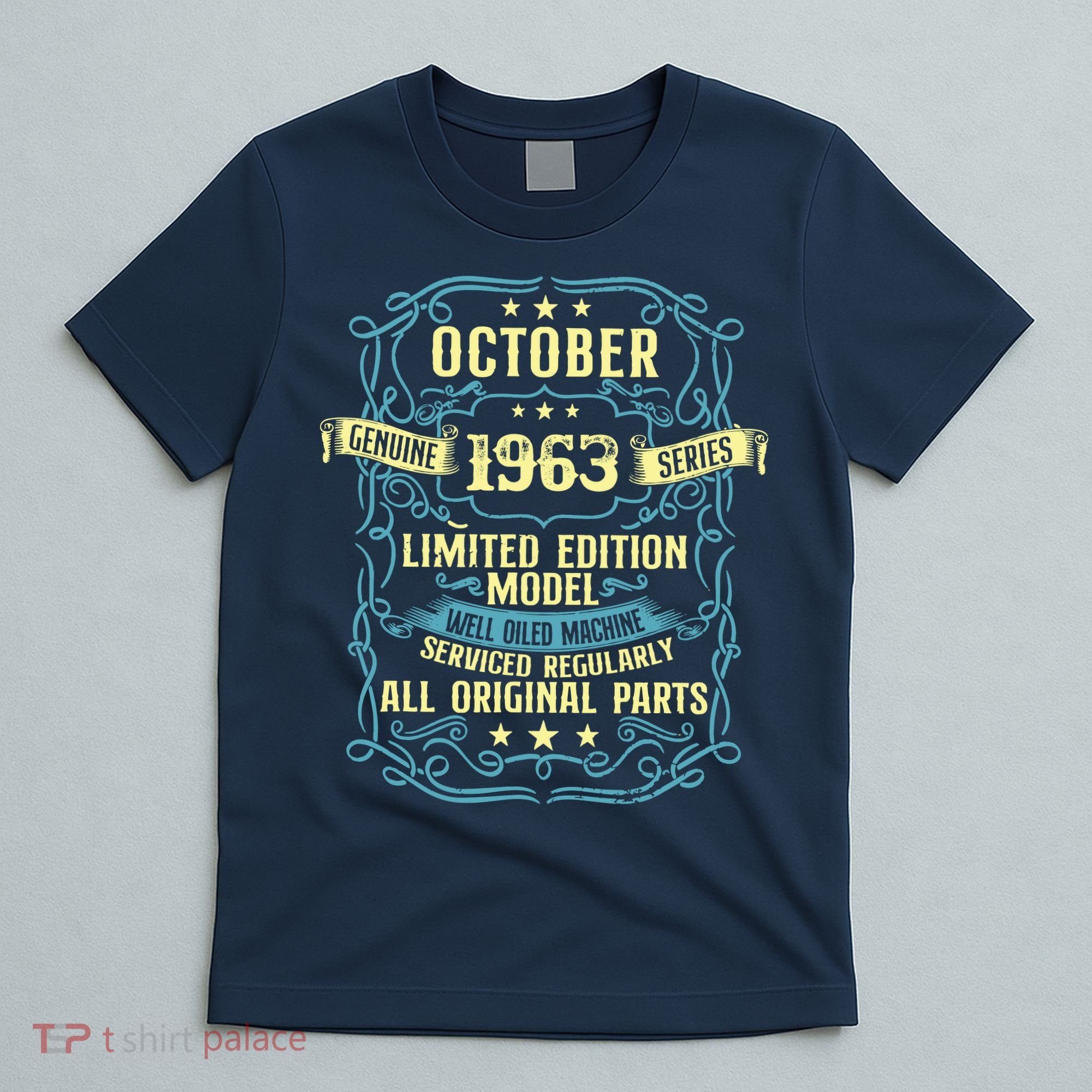Vintage Born In October 1963 Birthday T-Shirt