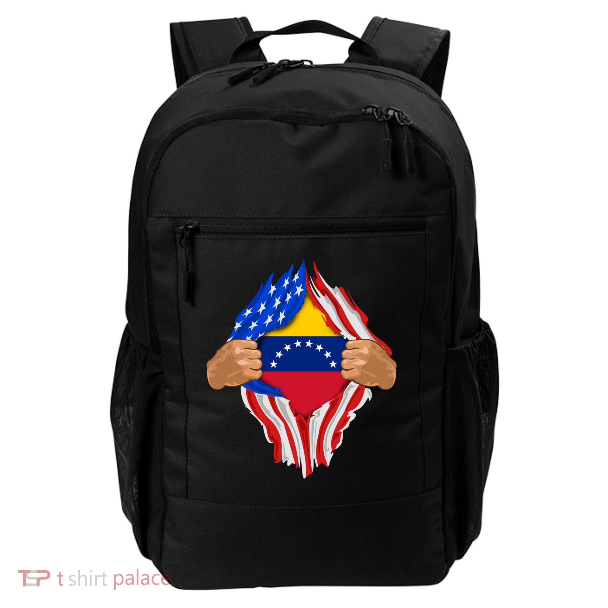 Venezuelan Blood Inside Me Venezuela Flag Gift Backpack