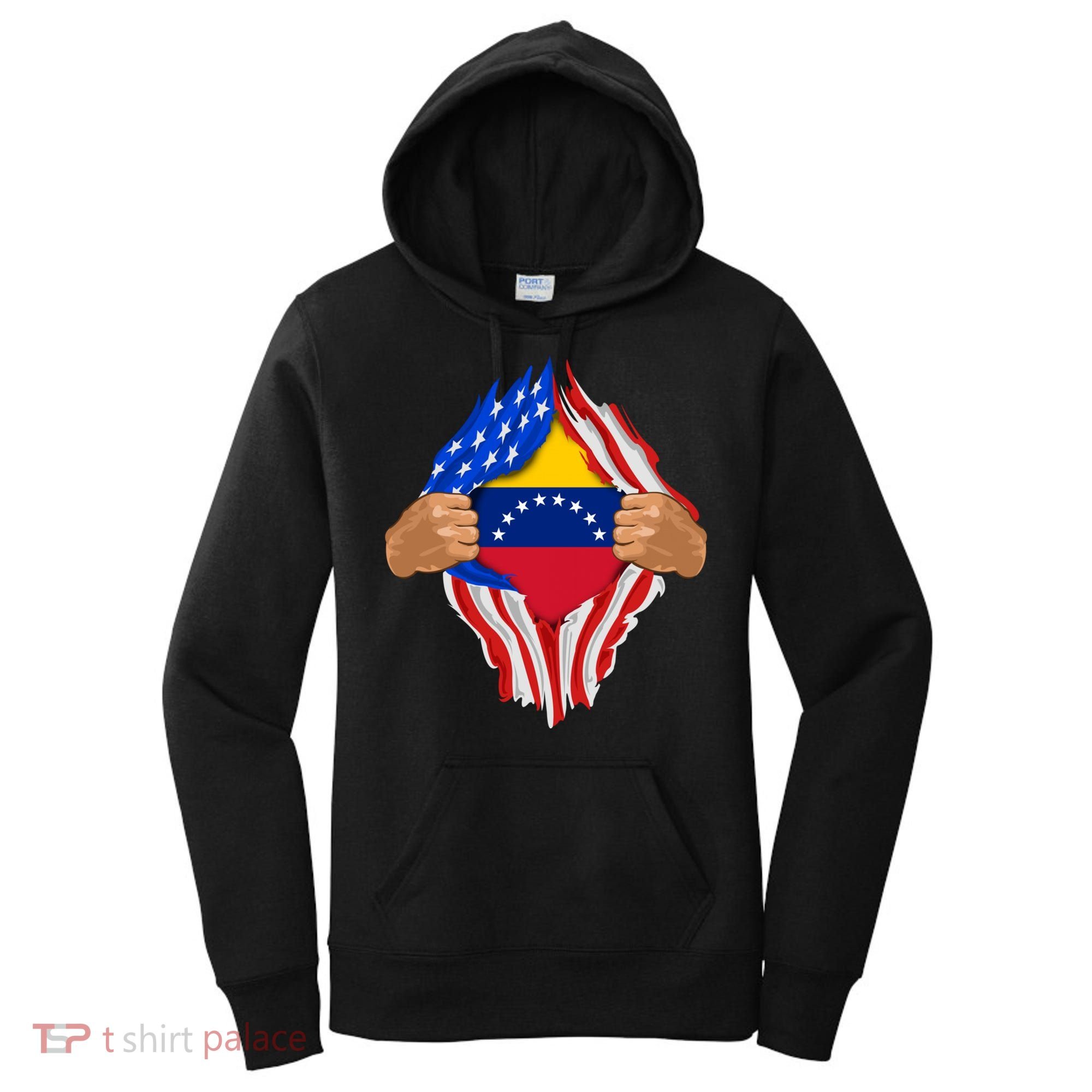 Venezuelan Blood Inside Me Venezuela Flag Gift Women's Hoodie