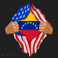Venezuelan Blood Inside Me Venezuela Flag Gift Golf Towel thumb 3