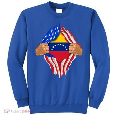 Venezuelan Blood Inside Me Venezuela Flag Gift Sweatshirt