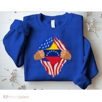 Venezuelan Blood Inside Me Venezuela Flag Gift Sweatshirt thumb 2
