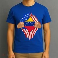 Venezuelan Blood Inside Me Venezuela Flag Gift T-Shirt thumb 3