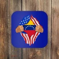 Venezuelan Blood Inside Me Venezuela Flag Gift Coaster thumb 0