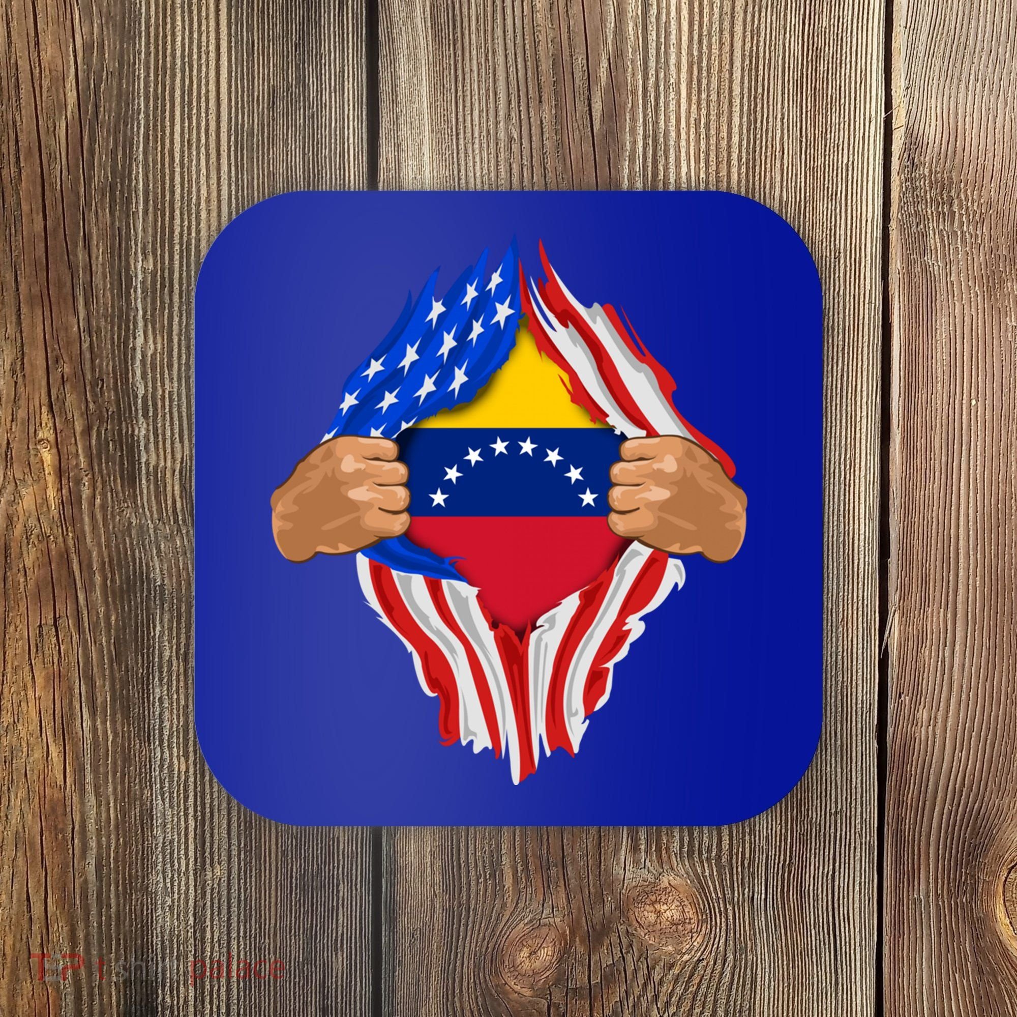 Venezuelan Blood Inside Me Venezuela Flag Gift Coaster