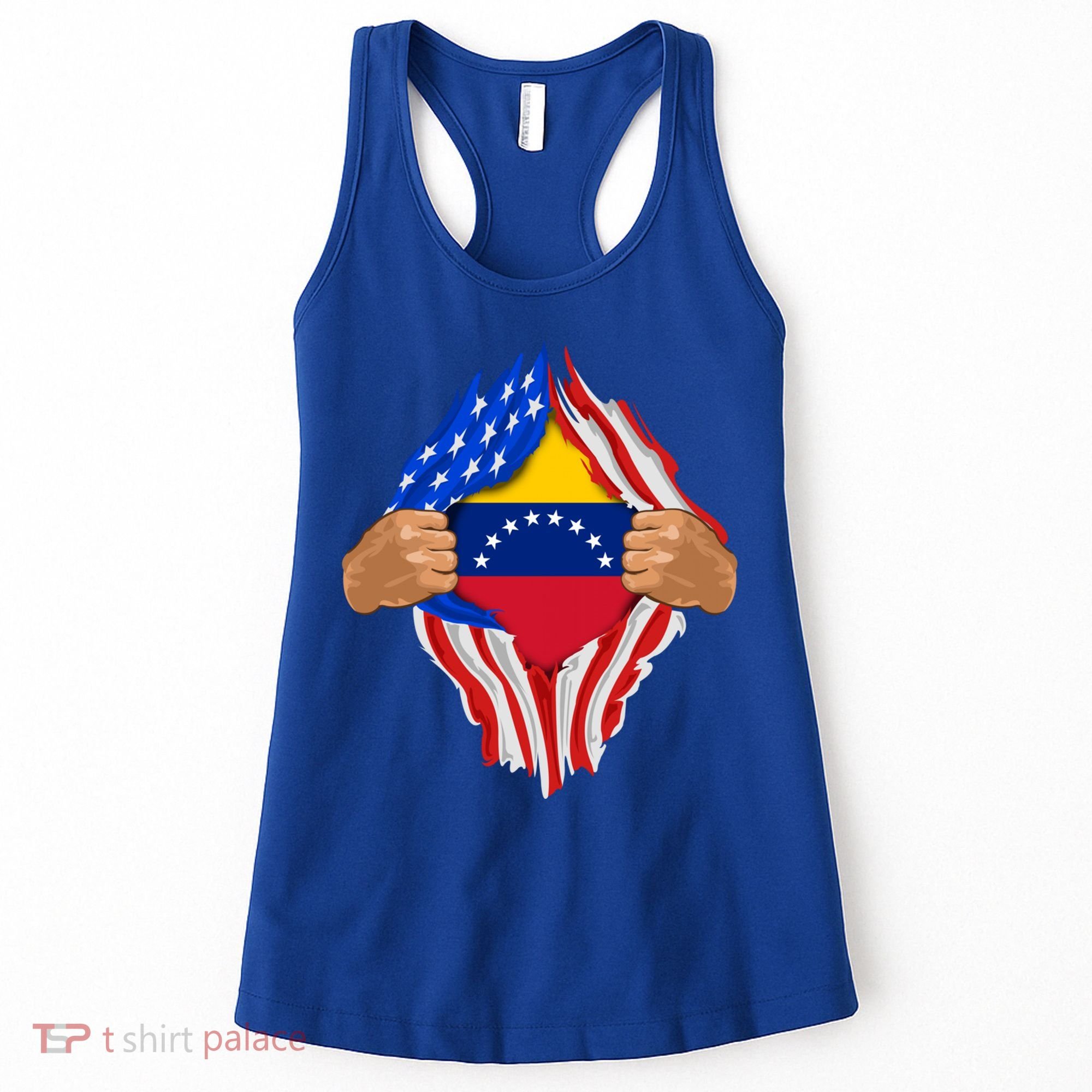 Venezuelan Blood Inside Me Venezuela Flag Gift Women's Tank Top