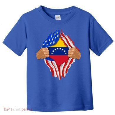 Venezuelan Blood Inside Me Venezuela Flag Gift Toddler T-Shirt