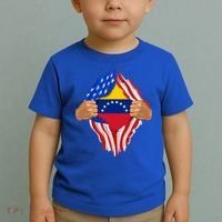 Venezuelan Blood Inside Me Venezuela Flag Gift Toddler T-Shirt thumb 2