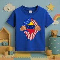 Venezuelan Blood Inside Me Venezuela Flag Gift Toddler T-Shirt thumb 3